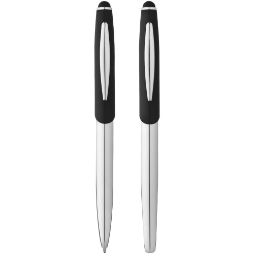 Geneva stylus ballpoint pen and rollerball pen set