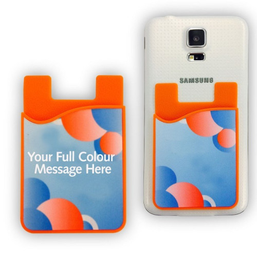 Phone Wallet with Sticky Microfibre Cleaner