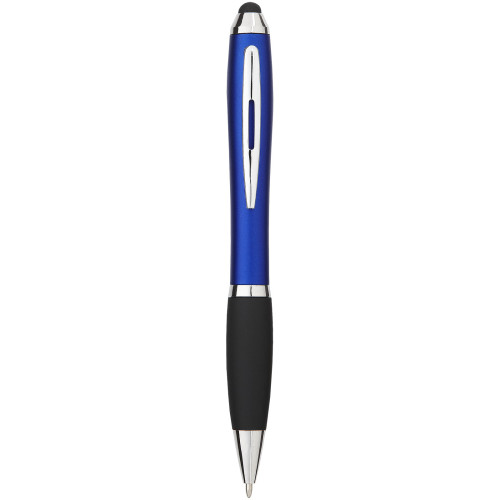 Nash coloured stylus ballpoint pen with black grip