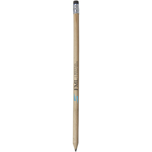 Cay wooden pencil with eraser