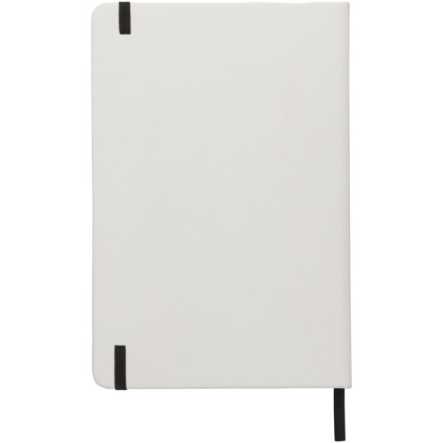 Spectrum A5 white notebook with coloured strap