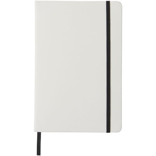 Spectrum A5 white notebook with coloured strap