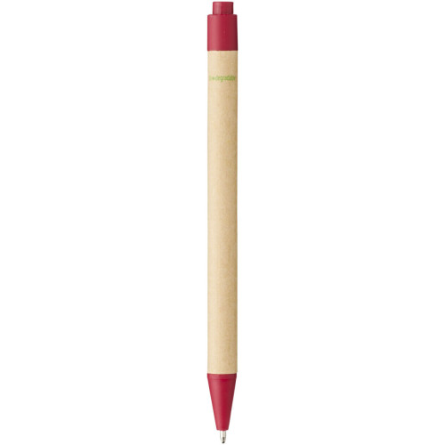 Berk recycled carton and corn plastic ballpoint pen (black ink)