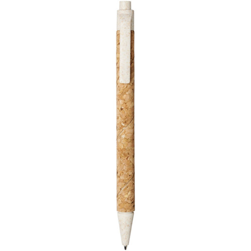 Midar cork and wheat straw ballpoint pen (black ink)