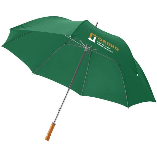 Karl 30" golf umbrella with wooden handle