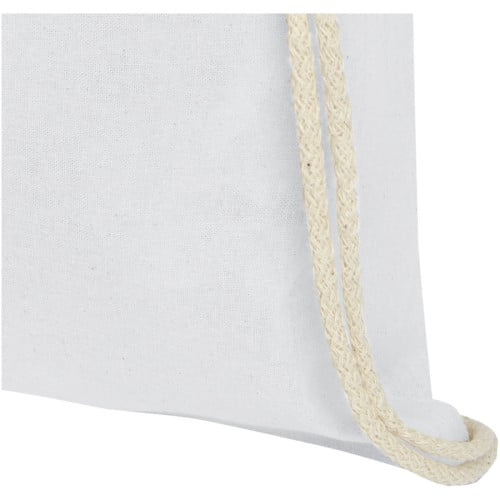 Oregon 100 g/m² cotton drawstring bag 5L