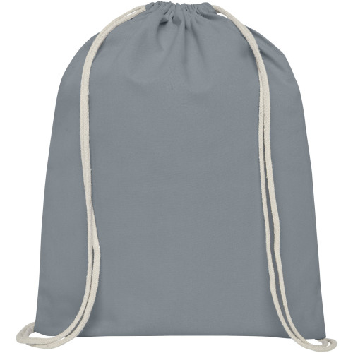 Oregon 100 g/m² cotton drawstring bag 5L