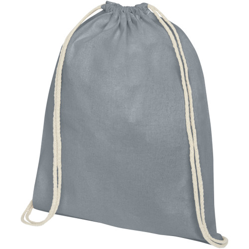 Oregon 100 g/m² cotton drawstring bag 5L