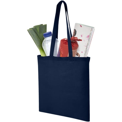 Madras 140 g/m² cotton tote bag 7L