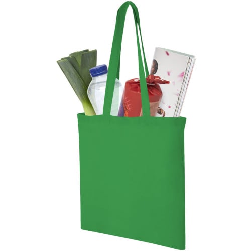 Madras 140 g/m² cotton tote bag 7L