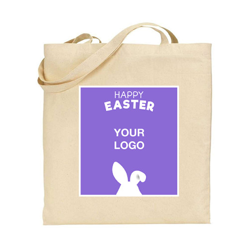 Easter 5oz Natural Cotton Shopper 2