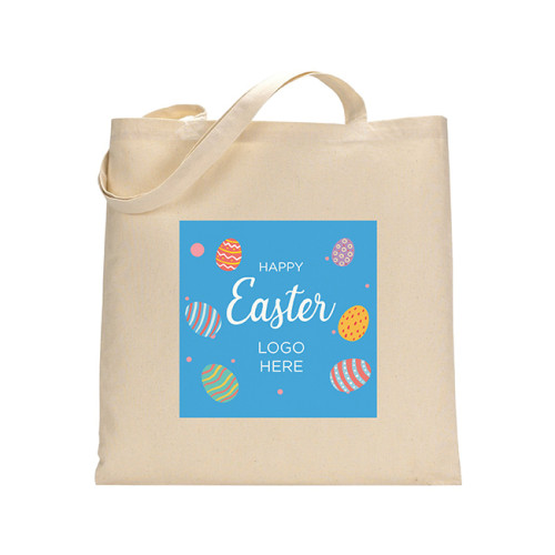 Easter 5oz Natural Cotton Shopper 3