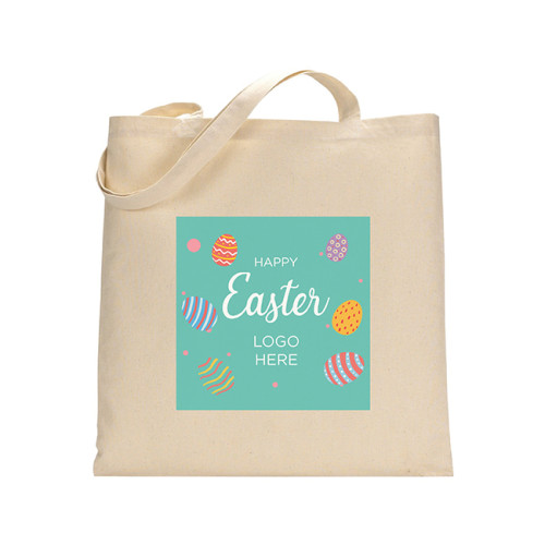 Easter 5oz Natural Cotton Shopper 3