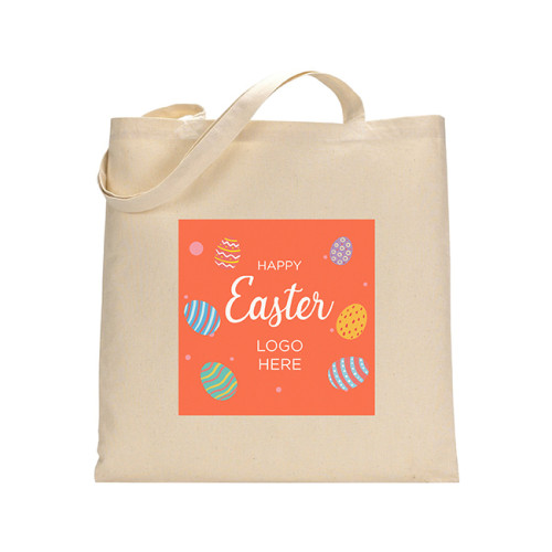 Easter 5oz Natural Cotton Shopper 3