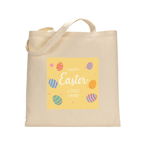 Easter 5oz Natural Cotton Shopper 3