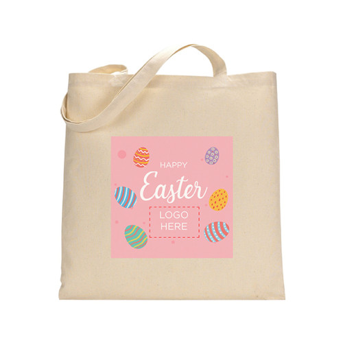 Easter 5oz Natural Cotton Shopper 3