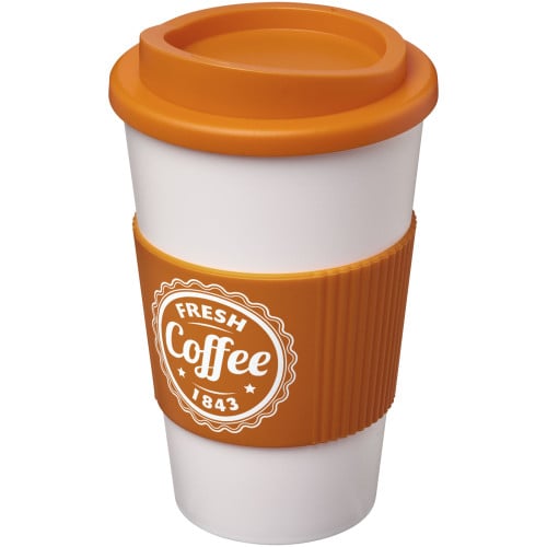 Americano® 350 ml insulated tumbler with grip