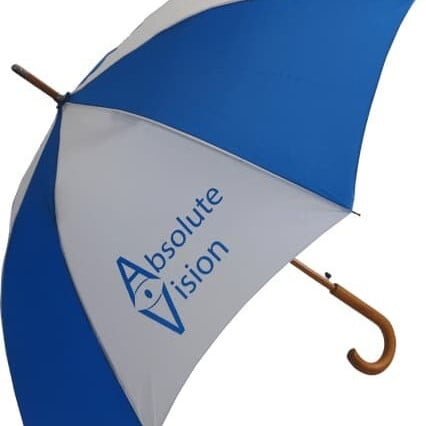 Exec WoodCrook Branded Umbrella