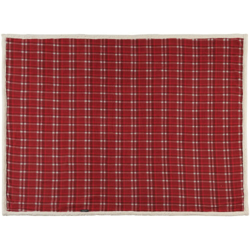 Joan sherpa plaid blanket