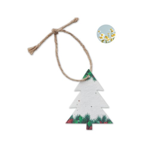 TREESEED Seed paper Xmas ornament