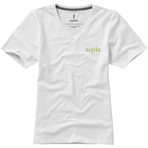 Kawartha short sleeve women's organic V-neck t-shirt