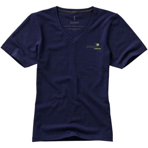 Kawartha short sleeve women's organic V-neck t-shirt