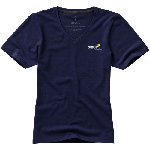 Kawartha short sleeve women's organic V-neck t-shirt