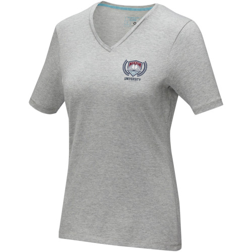 Kawartha short sleeve women's organic V-neck t-shirt