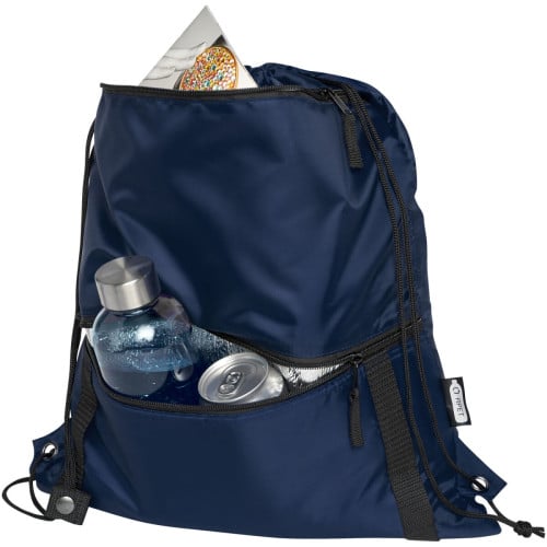 Adventure recycled insulated drawstring bag 9L