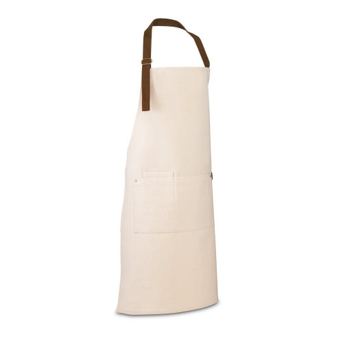 HOLM. 100% cotton canvas apron (320 g/m²) with metal details