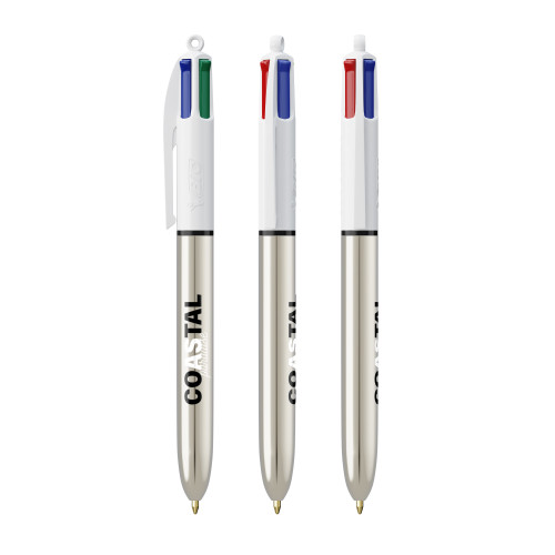 BIC® 4 Colours Shine ballpen