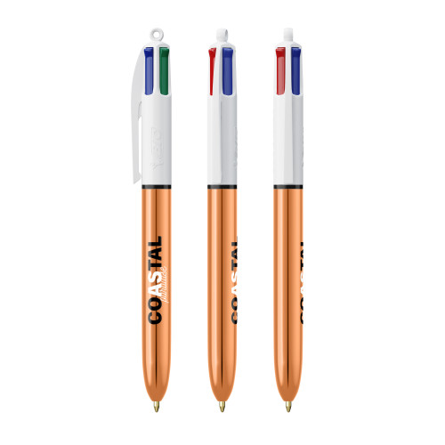 BIC® 4 Colours Shine ballpen