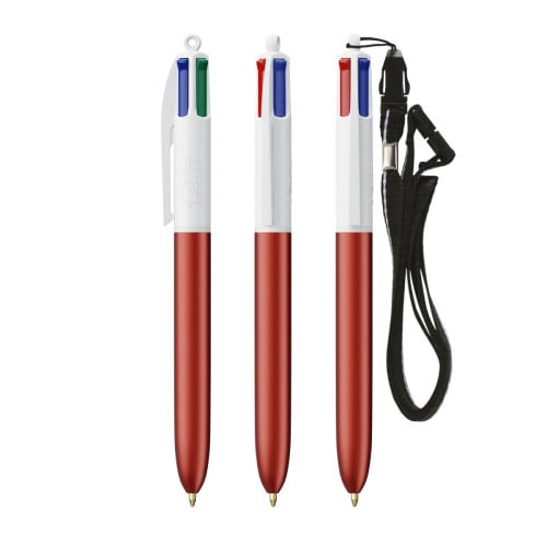 BIC® 4 Colours Glacé with Lanyard