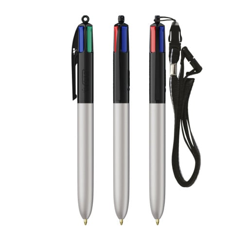 BIC® 4 Colours Glacé with Lanyard