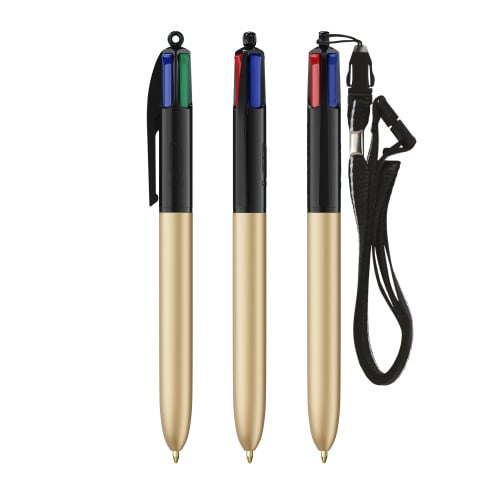 BIC® 4 Colours Glacé with Lanyard