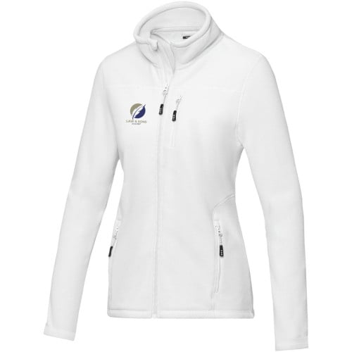 Amber women's GRS recycled full zip fleece jacket