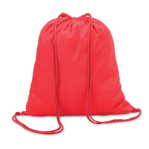 COLORED 100gr/m² cotton drawstring bag