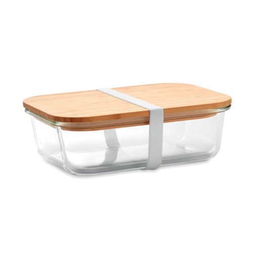 TUNDRA LUNCHBOX Glass lunchbox with bamboo lid