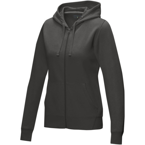 Ruby women’s GOTS organic recycled full zip hoodie