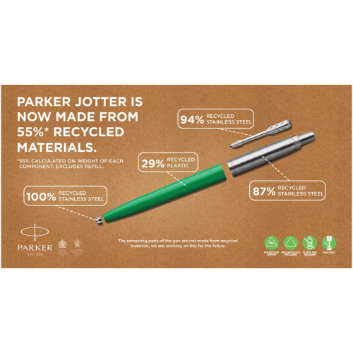 Parker Jotter Recycled ballpoint pen (black ink)