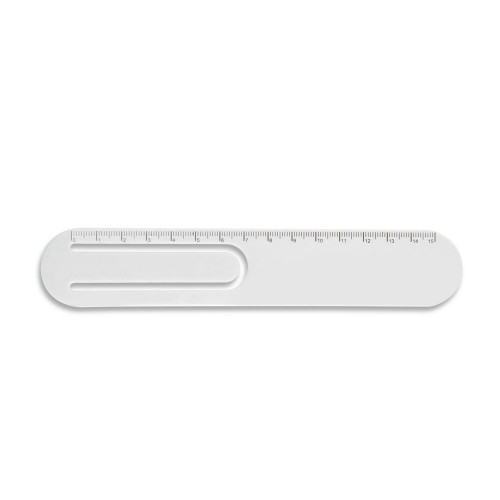 STEPHENIE. 15 cm PP Ruler with clip