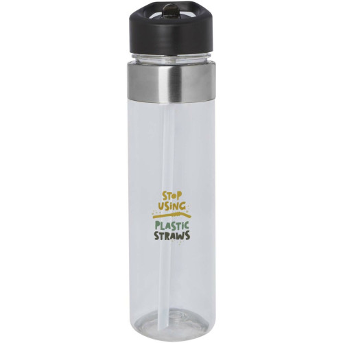 Dylan 650 ml Tritan water bottle with flip spout lid