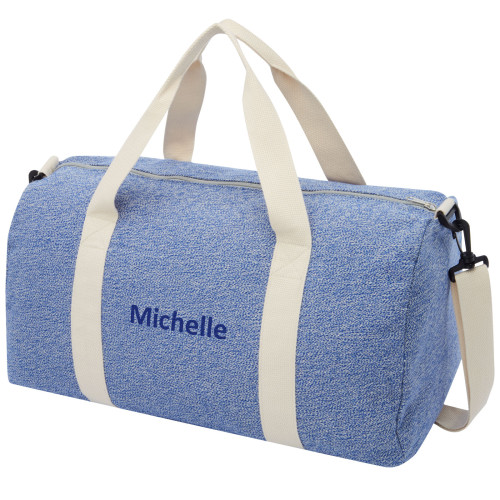 Pheebs 450 g/m² recycled cotton and polyester duffel bag 24L