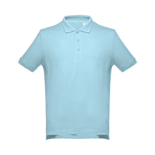 THC ADAM. Men's short-sleeved cotton polo shirt