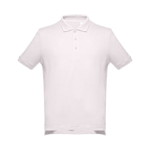 THC ADAM. Men's short-sleeved cotton polo shirt