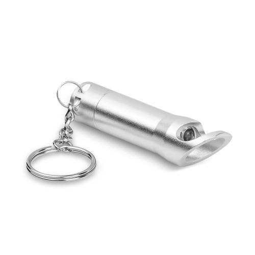 TORCHEN. Metal keyring Torch with bottle opener