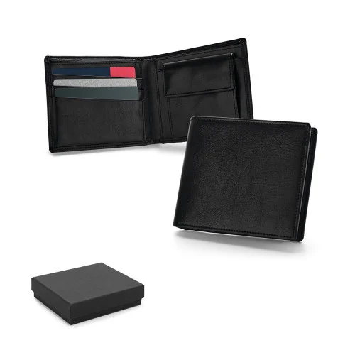 AFFLECK. Leather wallet with RFID blocking