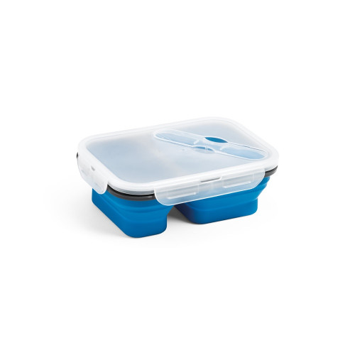 DILL. Lunch Box. Retractable hermetic box in silicone and PP (480 and 760 mL)