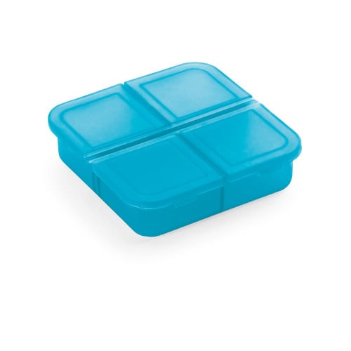 ROBERTS. Pill box with 4 dividers