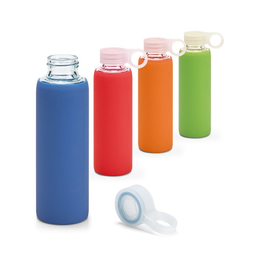 DHABI. Borosilicate glass sports bottle 380 mL